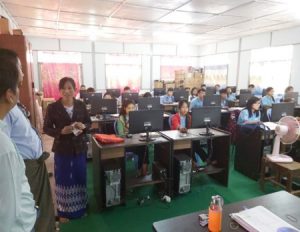 Cooperating with ADRA Myanmar and Open Short Course Vocational Training